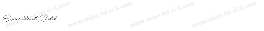Excellent Bold字体转换
